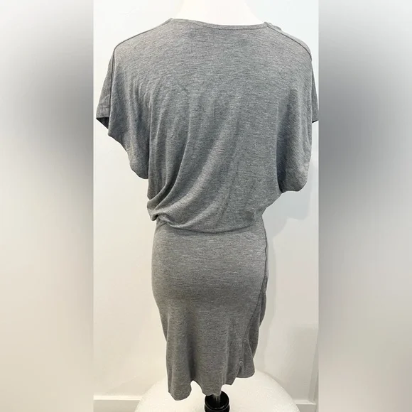 IRO Paris Koany Mini Plunge Neck Grey Stretch Women’s Size XS - Picture 5 of 8